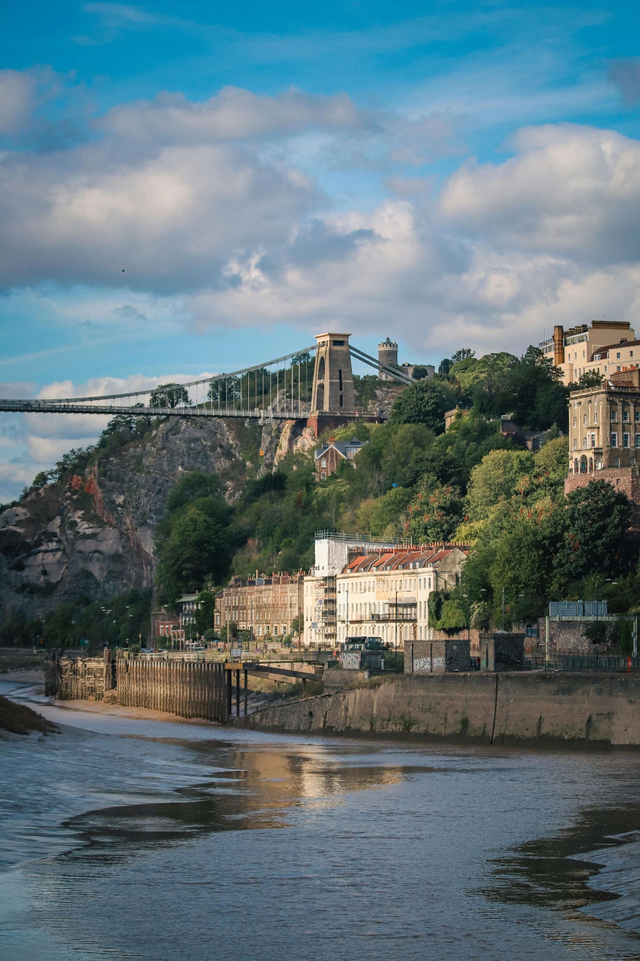 Bristol Clifton Suspension Bridge and historic architecture