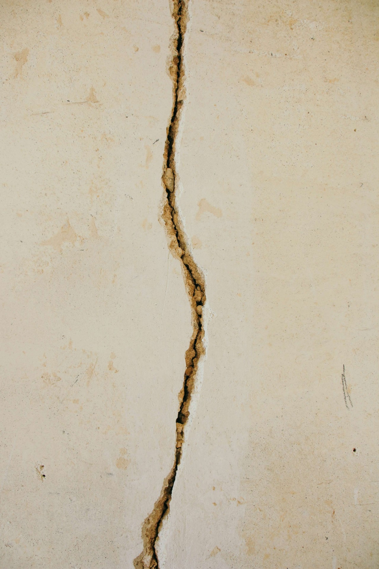 Crack being monitored
